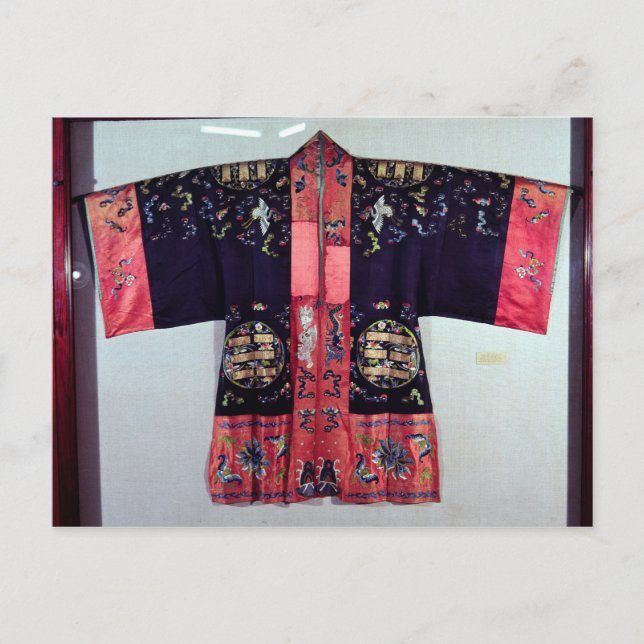 Taoist Robe With Tai Chi Yin and Yang Postcard (Front)