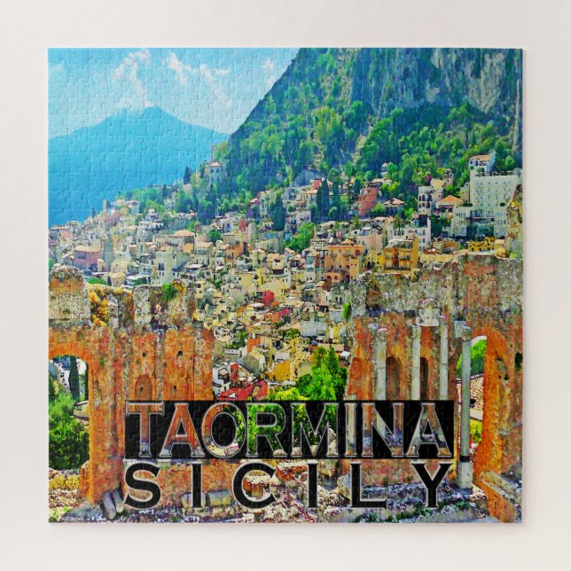 Taormina Jigsaw Puzzle (Vertical)