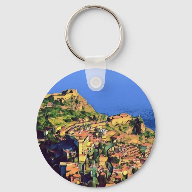 TAORMINA - Sicily - Key Ring (Front)