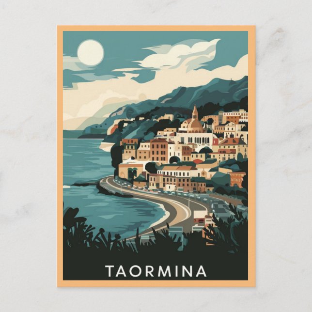 Taormina, Sicily Postcard (Front)