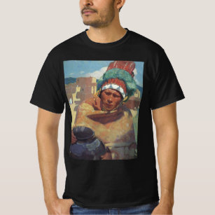 Taos Indian Holding a Water Jug by Blumenschein T-Shirt