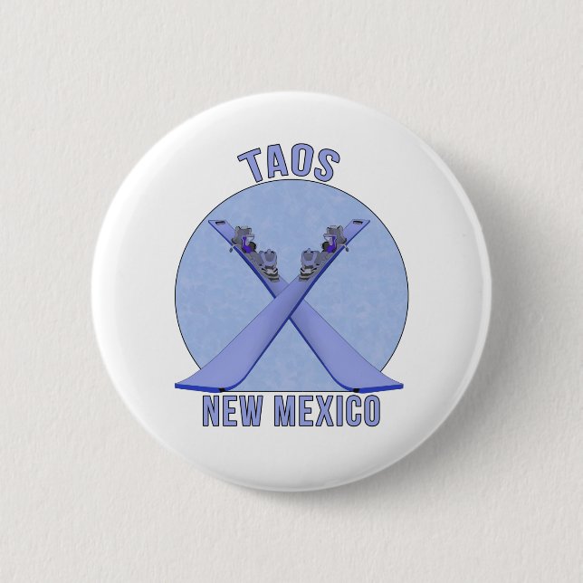 Taos, New Mexico 6 Cm Round Badge (Front)