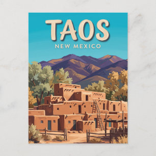 Taos New Mexico Postcard