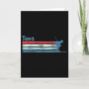 Taos New Mexico Retro Ski  Card