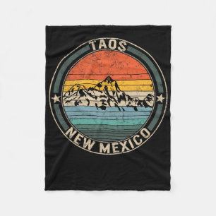 Taos New Mexico Skiing Taos Ski Valley Snowboardin Fleece Blanket