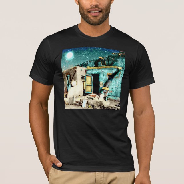 TAOS PUEBLO  ALTERED PHOTO T-SHIRT (Front)