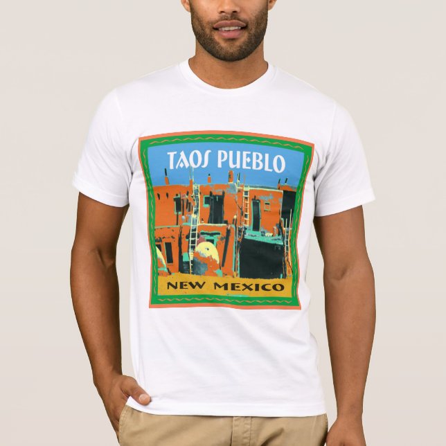 Taos Pueblo New Mexico T-Shirt (Front)
