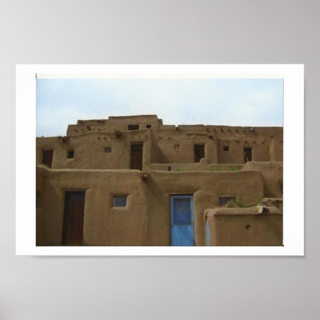 Taos Pueblo Poster (Front)