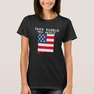 TAOS PUEBLO USA State America Travel New Mexican N T-Shirt