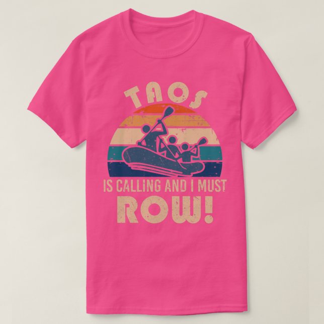 Taos River rafting  T-Shirt (Design Front)