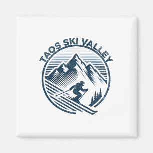 Taos Ski Valley Ski Resort Winter Skiing New Mexic Magnet