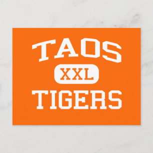 Taos - Tigers - Taos High School - Taos New Mexico Postcard