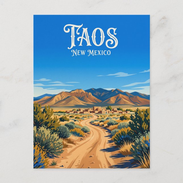 Taos USA Postcard (Front)