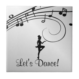 Tap Dance 3 Ceramic Tile