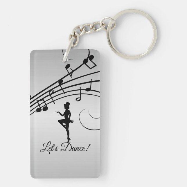 Tap Dance 3 Key Ring (Back)