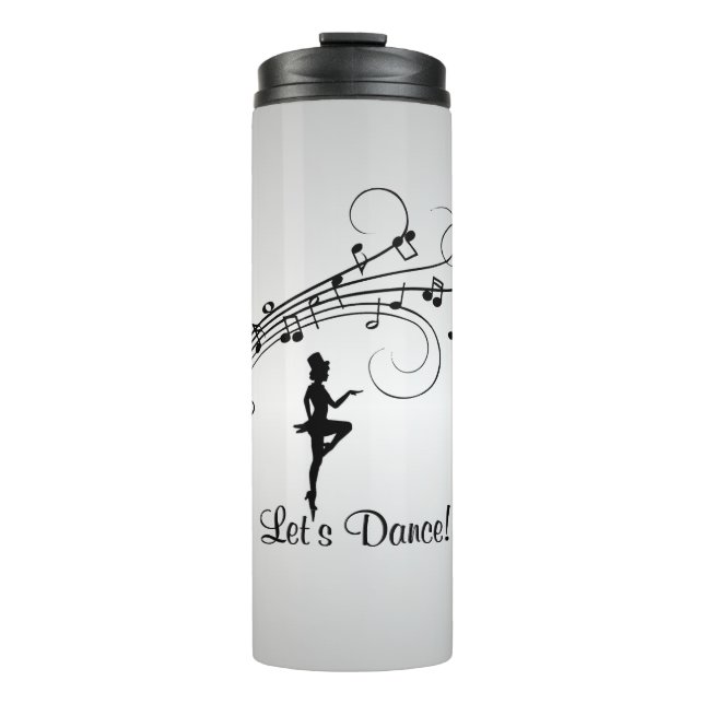 Tap Dance 3 Let's Dance Thermal Tumbler (Front)