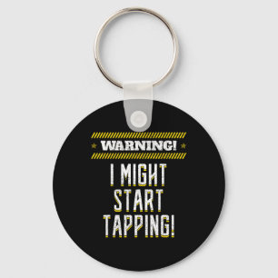 Tap Dance Dancing Rhythm Soft-shoe Tapping Shoes D Key Ring