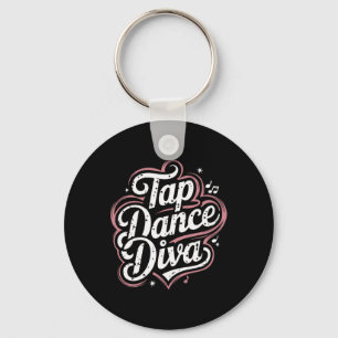 Tap Dance Diva Key Ring