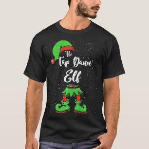 Tap Dance Elf Matching Family Christmas Pajama Cos T-Shirt