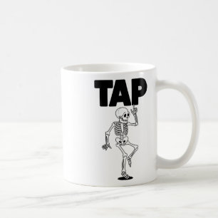 Tap Dance Lover Skeleton Dancing Teacher Dancer  Coffee Mug