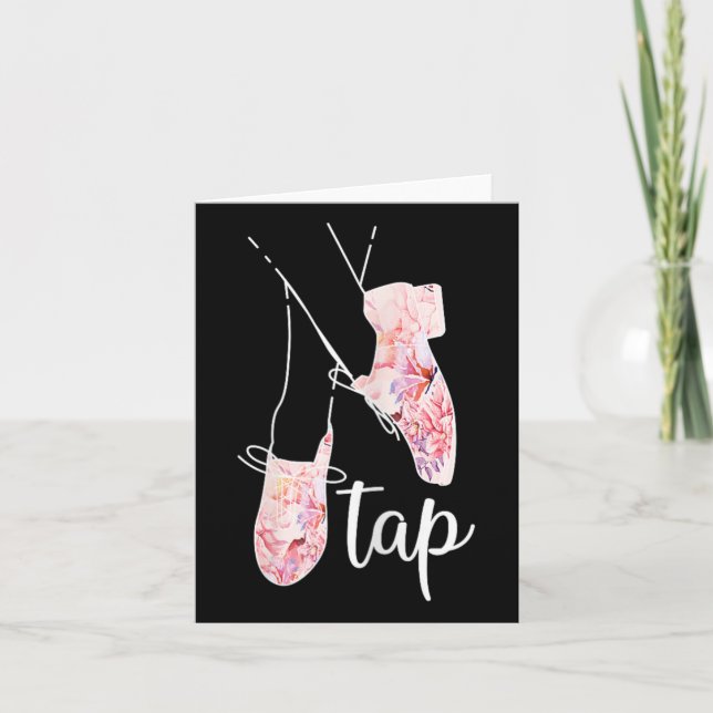 Tap Dance Lover Tap Dancer Dancing Teacher  Card (Front)