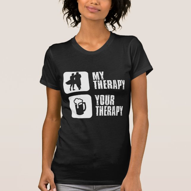 Tap dance my therapy T-Shirt (Front)