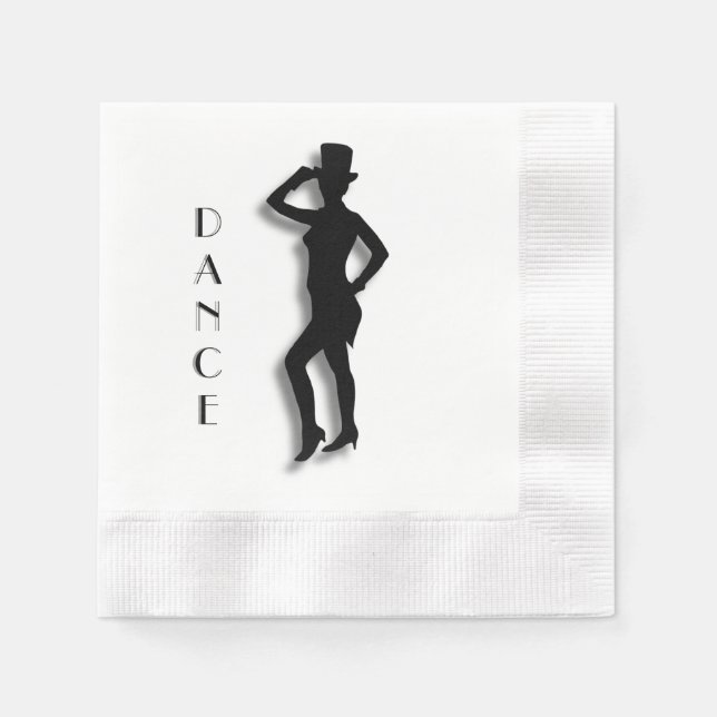 Tap Dance Napkin (Front)
