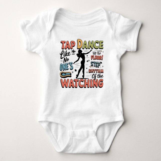 Tap Dance Retro Design gift for Tap Dancer Baby Bodysuit (Front)