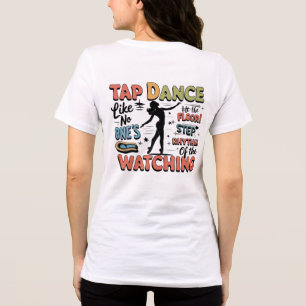 Tap Dance Retro Design gift for Tap Dancer Tri-Blend Shirt