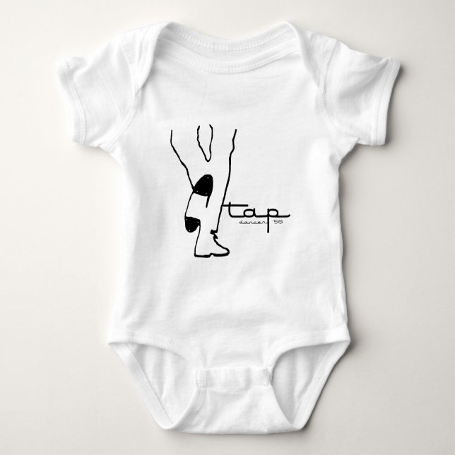 Tap Dancer '56 Baby Bodysuit (Front)