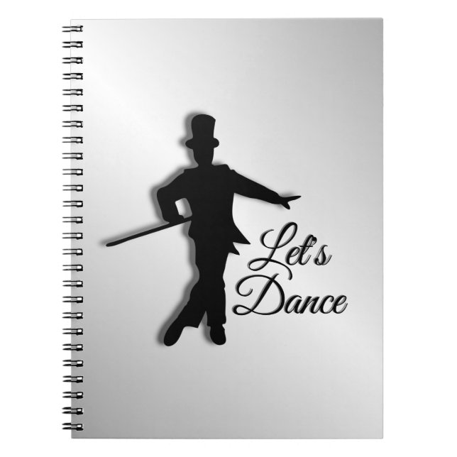 Tap Dancer Let's Dance Notebook (Front)