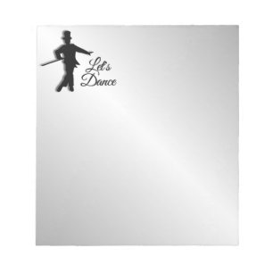 Tap Dancer Let's Dance Notepad