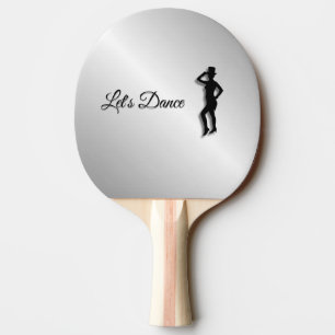 Tap Dancer Let's Dance Ping Pong Paddle