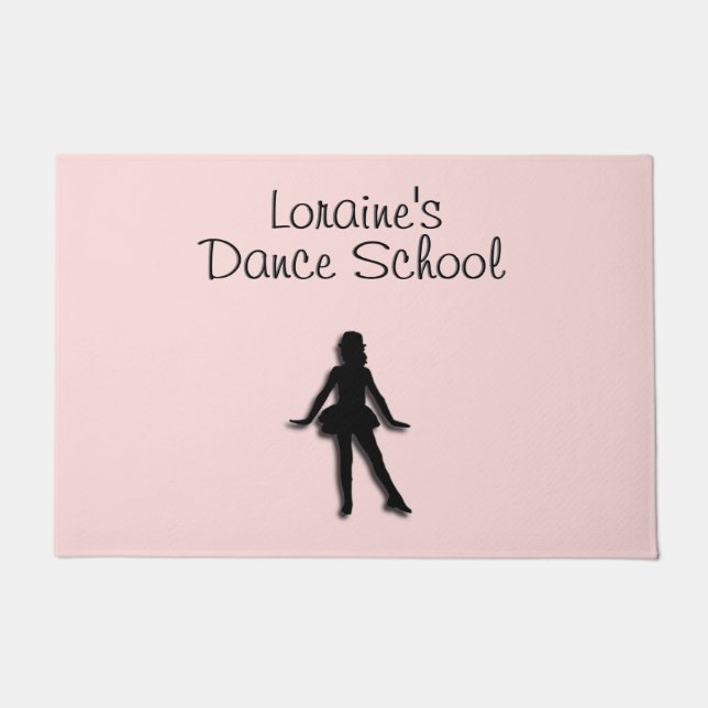Tap Dancer Pink Custom Doormat (Front)