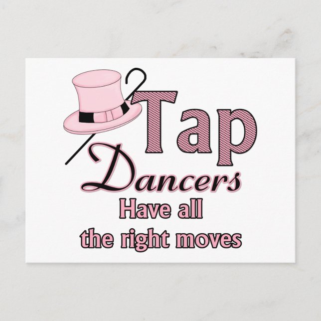 Tap Dancers 2 Postcard (Front)