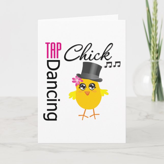 Tap Dancing Chick 2 Card (Front)