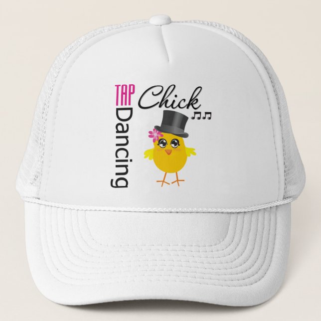 Tap Dancing Chick 2 Trucker Hat (Front)