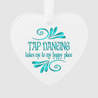 Tap Dancing Happy Place Ornament