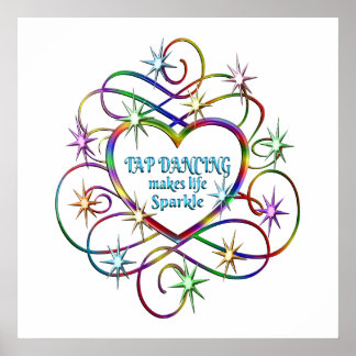 Tap Dancing Makes Life Sparkle Poster