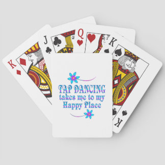 Tap Dancing My Happy Place Playing Cards