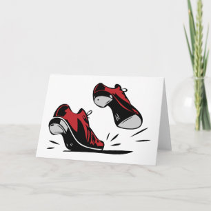 Tap Dancing Shoes Card