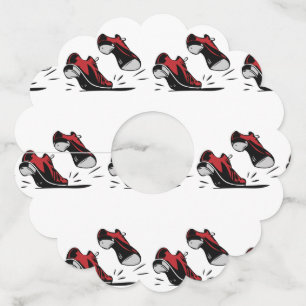 Tap Dancing Shoes Wine Glass Tag