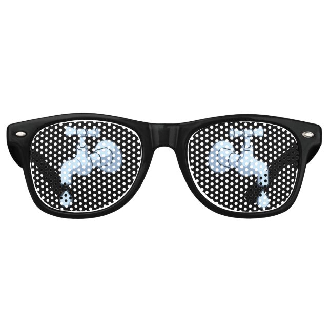 Tap Dripping Retro Sunglasses (Front)