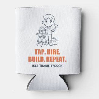 Tap Hire Build Repeat Tradie Stubby Holder