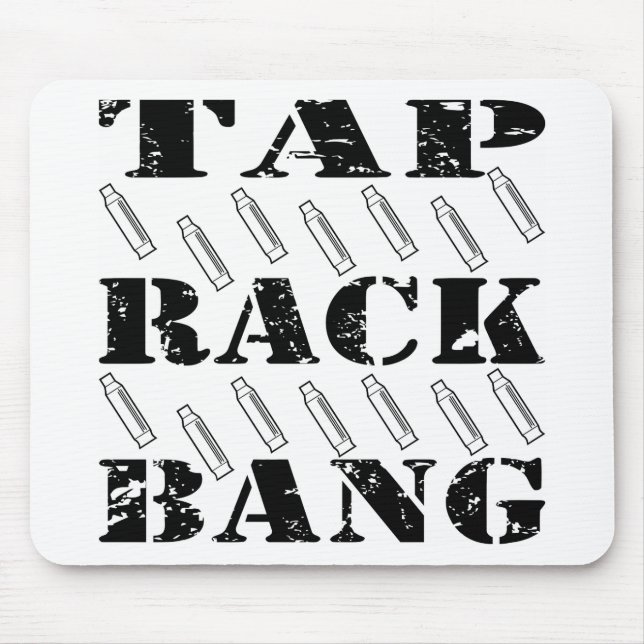 Tap Rack Bang Mouse Pad (Front)