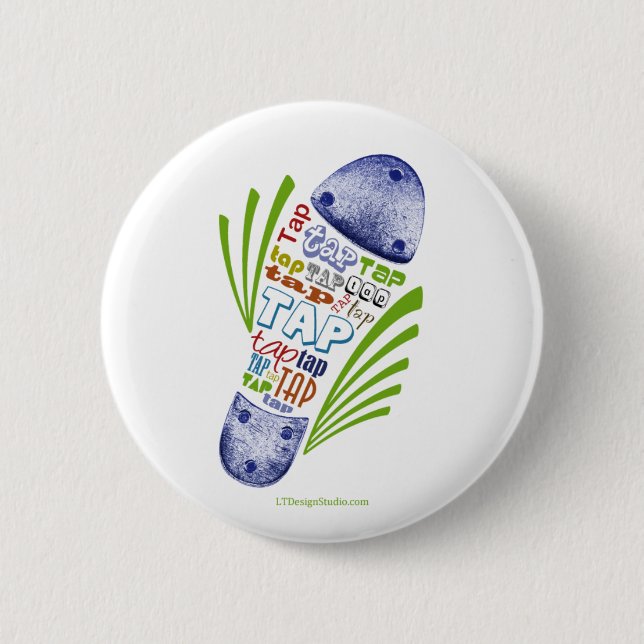 Tap Shoe - Button (Front)