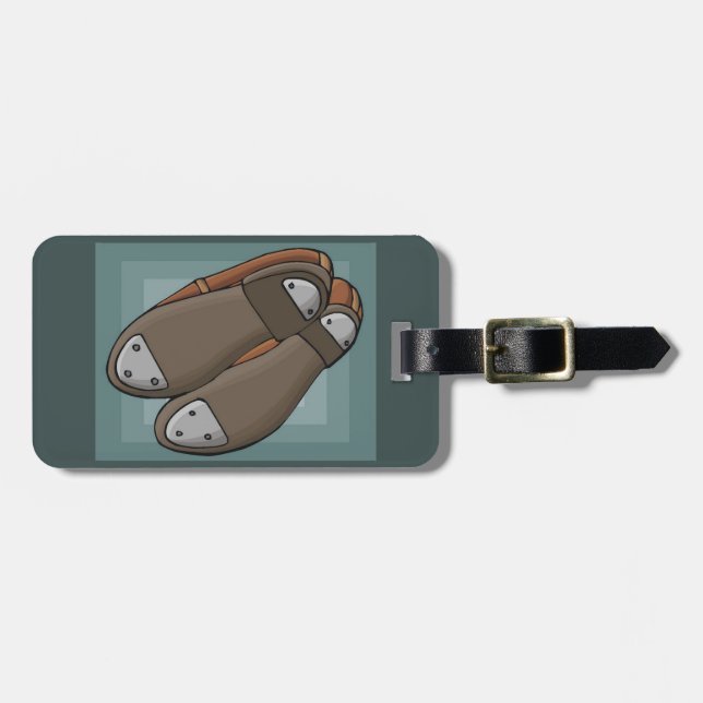 Tap Shoes Luggage Tag (Front Horizontal)