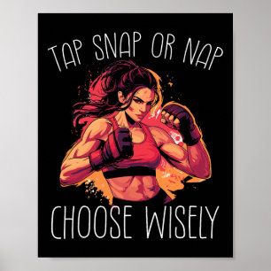 Tap Snap Or Nap Karate Judo Poster