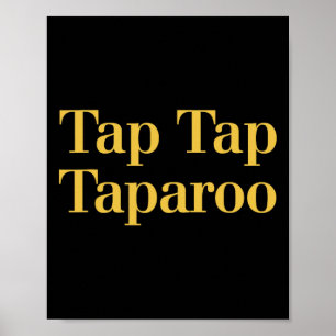 Tap Taparoo Motivational Hockey Quote Men Women Fu Poster