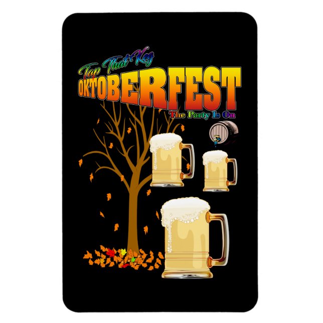 Tap That Keg II - Oktoberfest Magnet (Vertical)